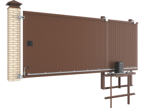 DoorHan SL-4000 откатные ворота с заполнением сэндвич-панелями