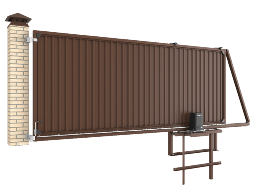 DoorHan SL-3000 откатные ворота с калиткой