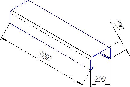 Закладная стойки 70мм (арт. AZS-BS31.70)