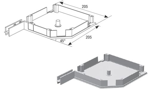 RK20504 DoorHan - Крышка боковая RK205