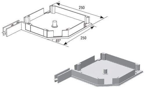 RK250S02 DoorHan - Крышка боковая RK250S