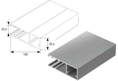 RG10006 DoorHan - Направляющий профиль усиленный RG100