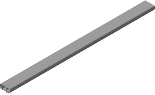 DSRT10/M DoorHan - Профиль алюминиевый DSRT1 RAL9006 металлик муар