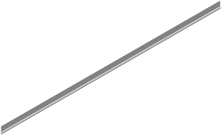 Ветроотбойник 500 из алюминия 0,9 мм RAL9006 металлик гладкий (арт. DH-RS WW500/00)