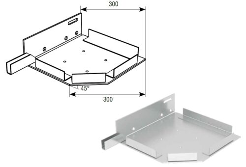 RSK30003 DoorHan - Крышка боковая стальная RSK300