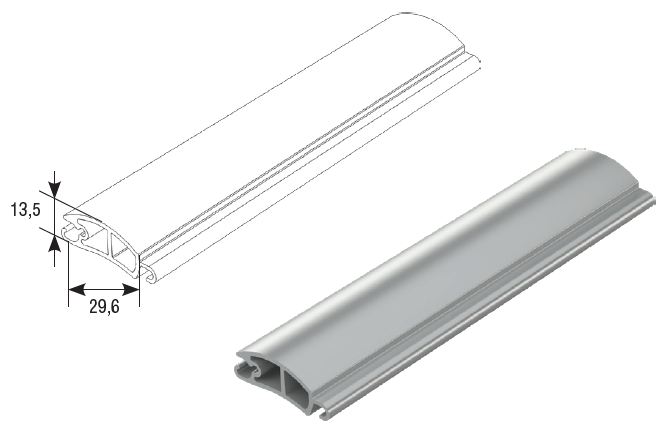 RHE30SM04 DoorHan - Профиль усиливающий RHE30SM