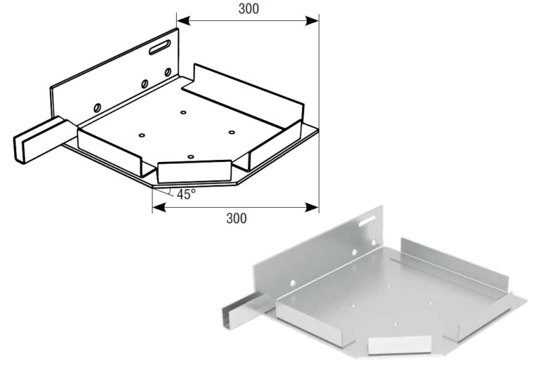 RSK30001 DoorHan - Крышка боковая стальная RSK300