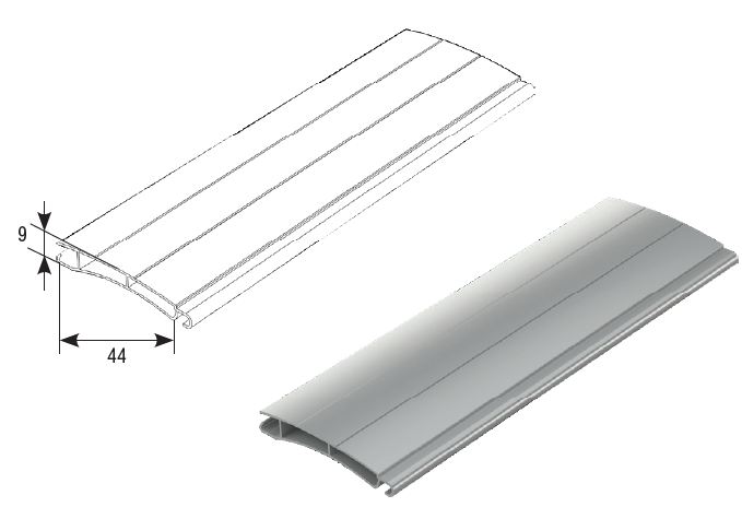 RHE4540 DoorHan - Профиль экструдированный RHE45