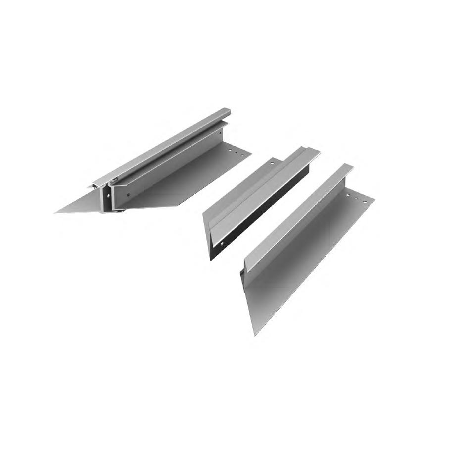 WD-TL(grey) DoorHan - Комплект верхней части калитки RAL9006, левая калитка