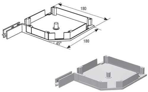 RK18002 DoorHan - Крышка боковая RK180