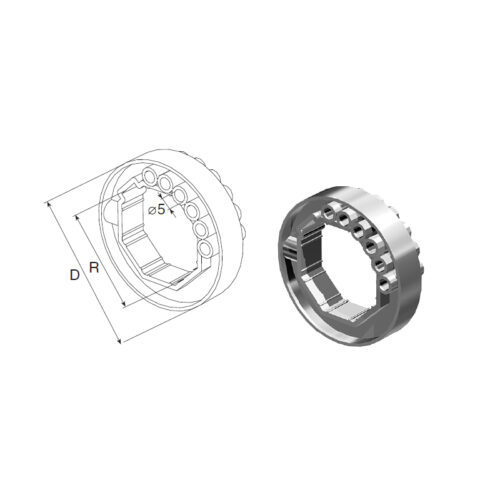 RD40 DoorHan - Кольцо ригельное RD40